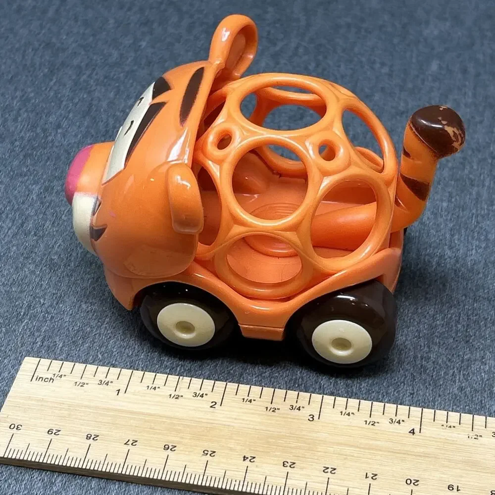 Disney Oball O'Ball Orange Tigger Baby Go Grippers Cars Developmental Toy 3.5